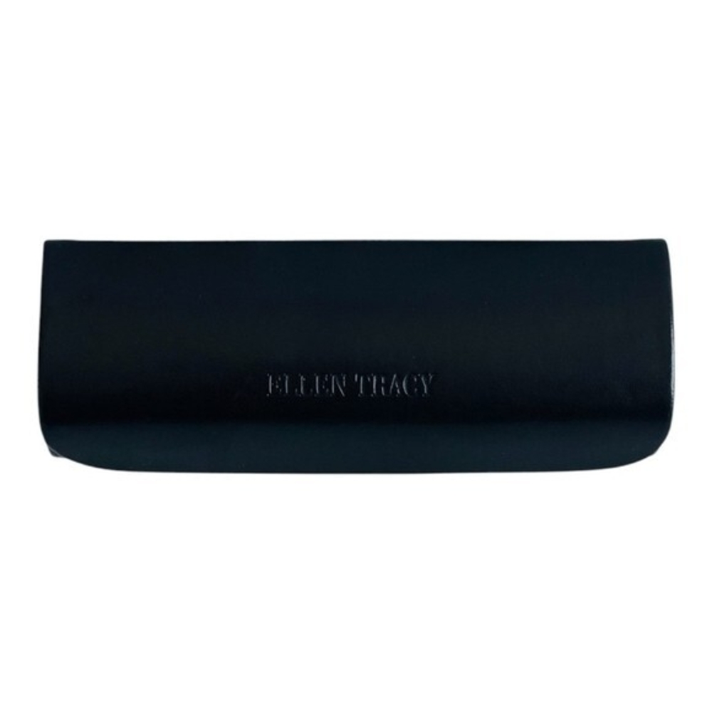 ELLEN TRACY Hard Shell Sunglasses Case Black 6" Hinged Eyeglass Box VG - Picture 4 of 4